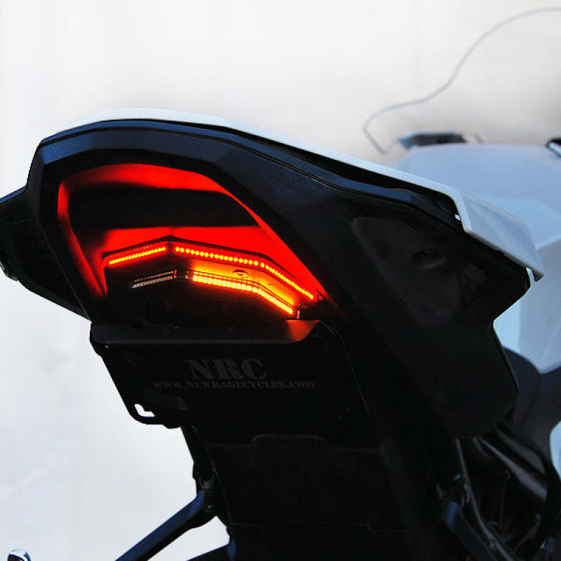 BMW S1000RR Fender Eliminator - New Rage Cycles - Tucked - EU - Black - `23-`27